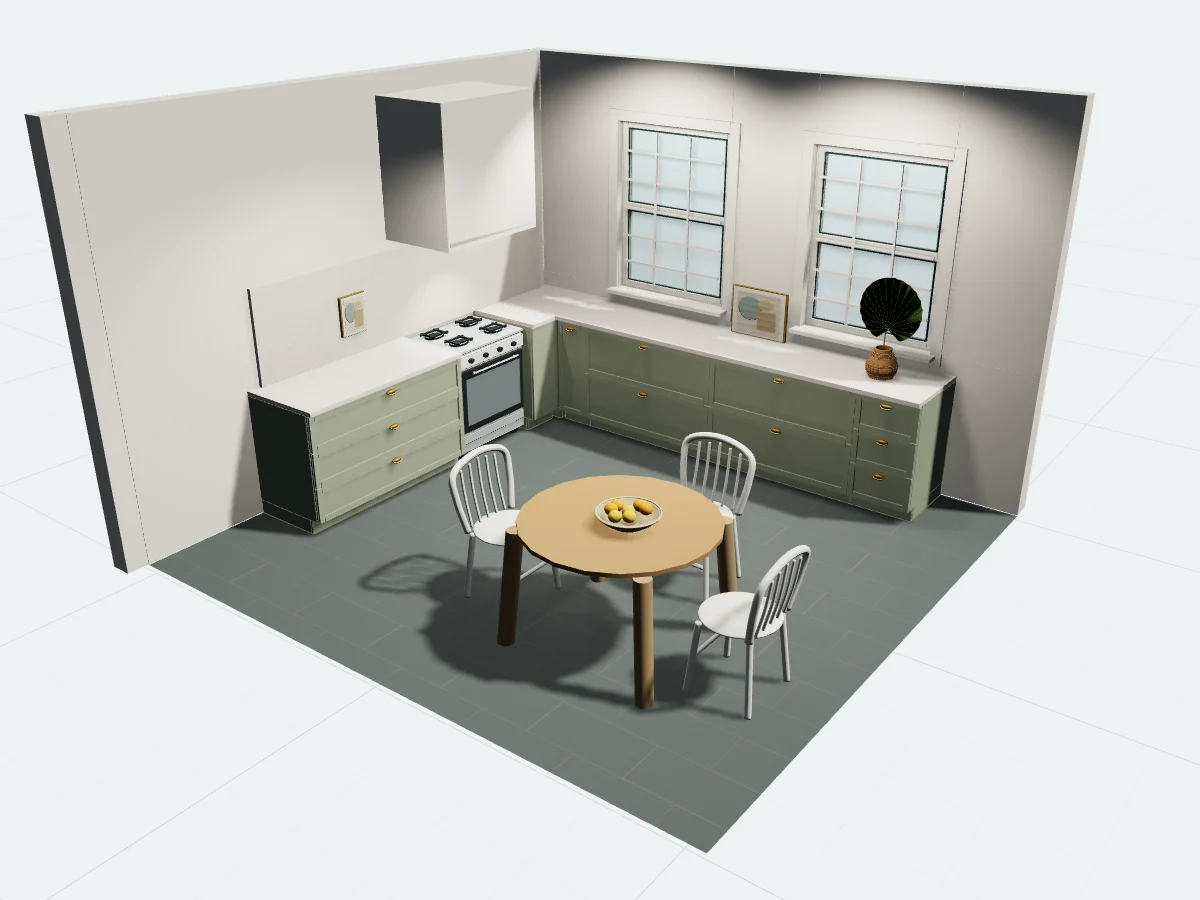 Sage & Brass Kitchen